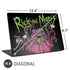 Adult Swim Rick and Morty Tentacle Attack Universal Laptop 16.6in (13.4 x 9.7in) Skin
